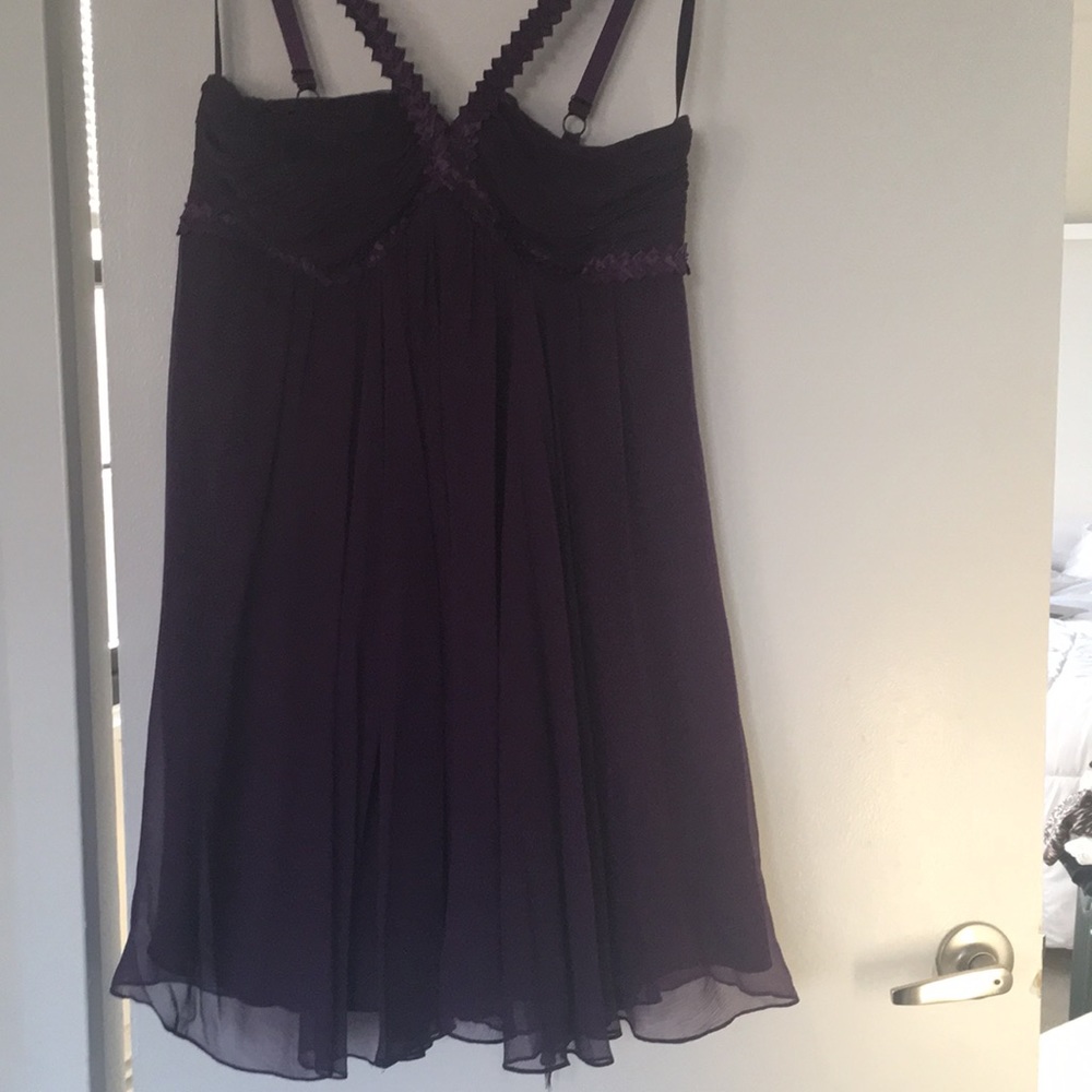 Bcbg Maxazria Purple Halter Dress - Gem